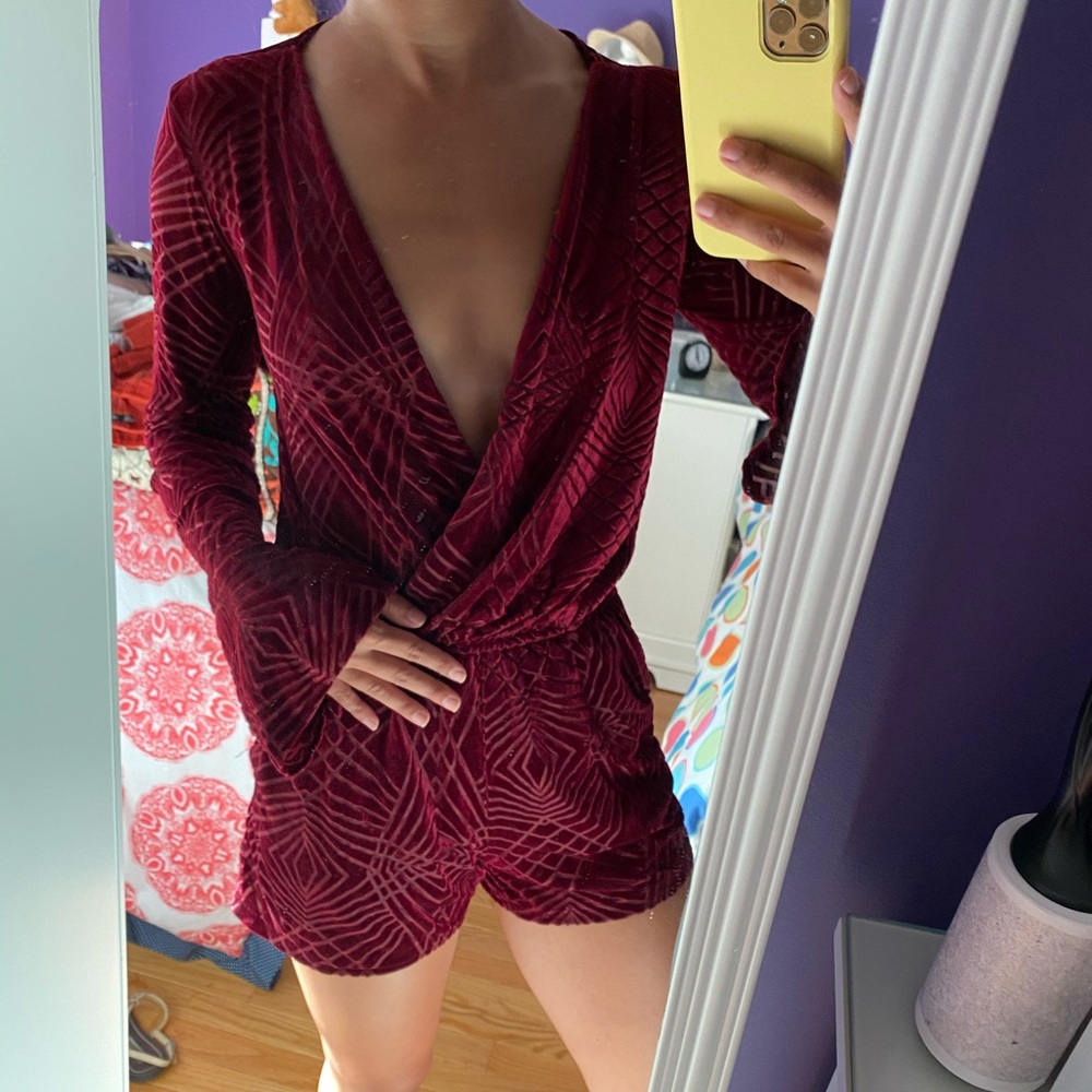 Velvet romper - Picture 3 of 8